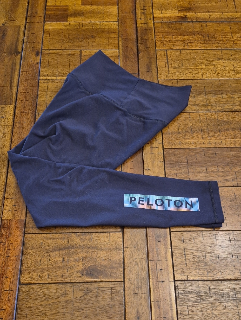 Peloton Charcoal Grey Womens Logo Leggings S